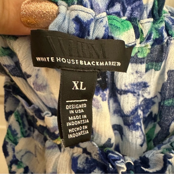 WHBM Strapless Maxi Coverup Dress Size XL - Picture 8 of 11